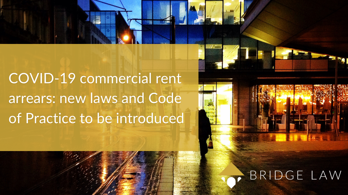 Bridge law blog image with blog header commercial property