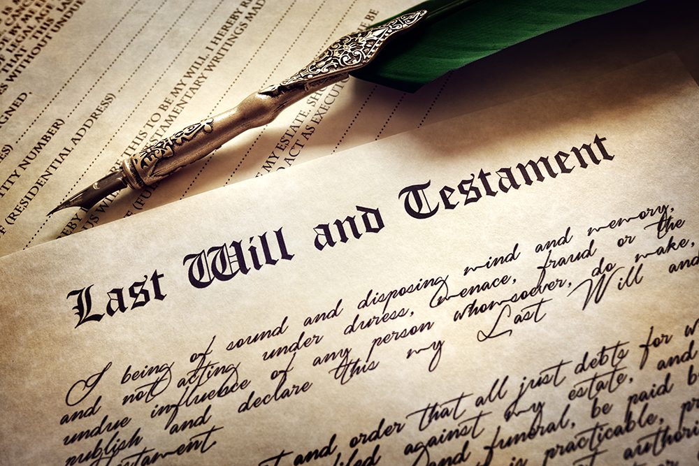 Last will and testament